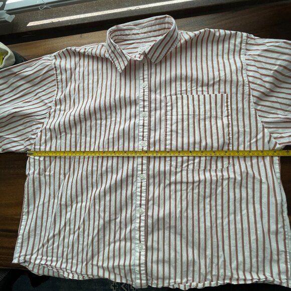 A New Day Oversized Striped Button Down - Picture 7 of 8